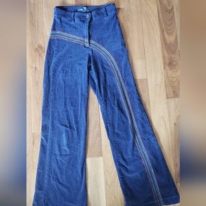 ModCloth "Rainbow with Me" Corduroy High-Waisted Pants